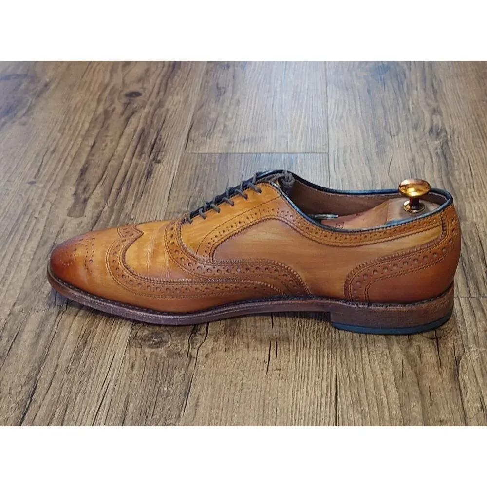 Allen Edmonds McAllister Leather Brogue Oxfords Dress Shoes Size 10.5 E
